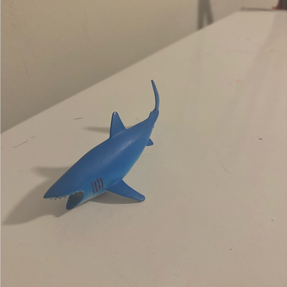Blue Shark Toy for Fish Tanks
